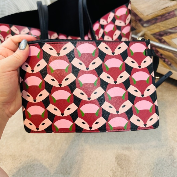 Kate Spade Geofox Large Reversible Tote, NWT - Picture 11 of 14